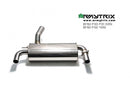 ARMYTRIX Stainless Steel Valvetronic Catback Exhaust Quad Matte Black Tips BMW 335i | 435i F3X 12-15