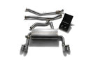 ARMYTRIX Stainless Steel Valvetronic Catback Exhaust Quad Chrome Silver Tips 335i | 435i F3X 12-15