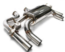 ARMYTRIX Stainless Steel Valvetronic Catback Exhaust System Quad Chrome Silver Tips BMW M2 F87 16-20