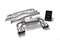 ARMYTRIX Stainless Steel Valvetronic Catback Exhaust System Quad Chrome Silver Tips BMW M2 F87 16-20