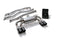 ARMYTRIX Stainless Steel Valvetronic Catback Exhaust System Quad Matte Black Tips BMW M2 F87 16-20