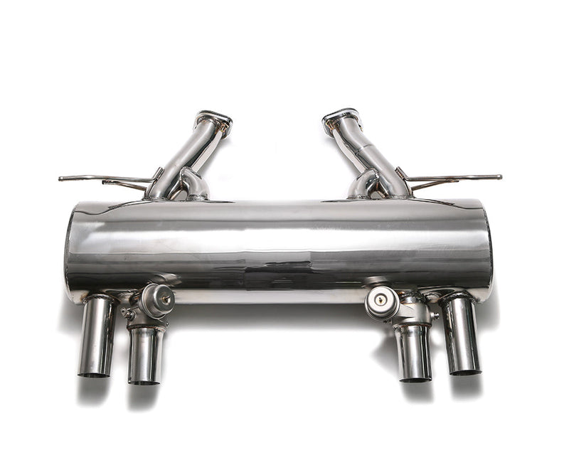 ARMYTRIX Stainless Steel Valvetronic Catback Exhaust System Quad Carbon Tips BMW M3 | M4 F8x 15-20