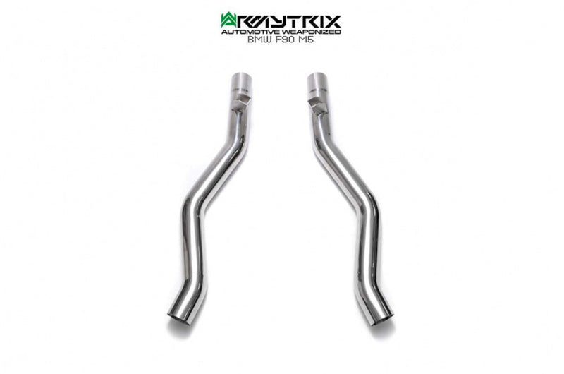 ARMYTRIX Stainless Steel Valvetronic Catback Exhaust Quad Carbon Tips BMW M5 F90 18-20