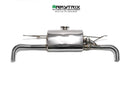 ARMYTRIX Stainless Steel Valvetronic Catback Exhaust System Quad Chrome Silver Tips BMW X5 xDrive 35i F15 14-19