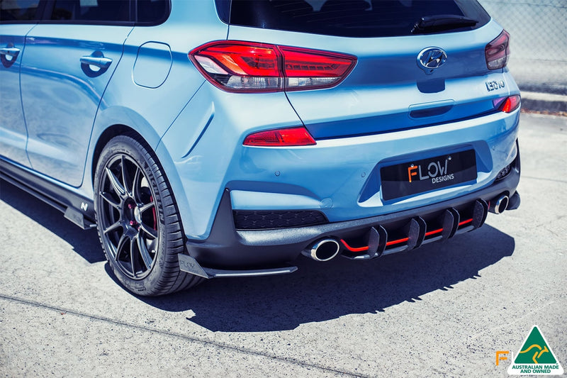 Hyundai i30N Hatch PD (2018-2020) Flow-Lock Rear Diffuser