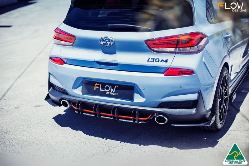 Hyundai i30N Hatch PD (2018-2020) Flow-Lock Rear Diffuser