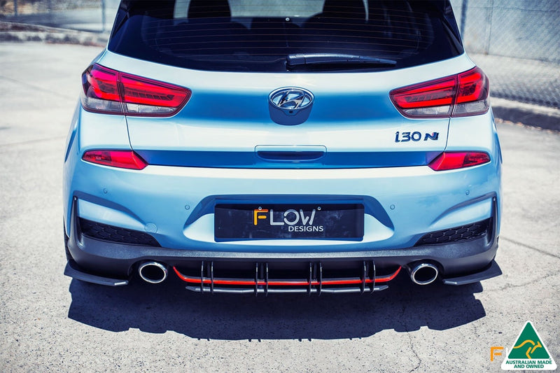 Hyundai i30N Hatch PD (2018-2020) Flow-Lock Rear Diffuser