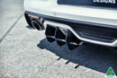 GT Mustang S550 FM Flow-Lock Rear Diffuser