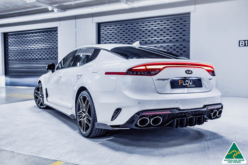 KIA Stinger CK GT 2021-2022 Flow-Lock Rear Diffuser