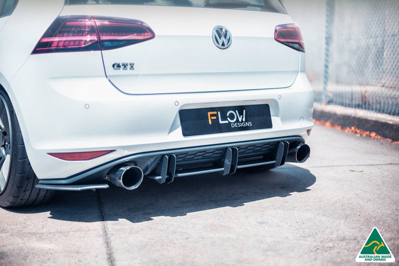 Volkswagen Golf MK7 GTI Rear Spats (Pair) & Flow-Lock Fins