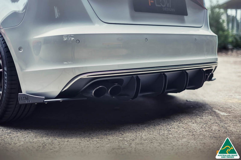 Audi S3 8V Pre-Facelift Sportback Flow-Lock Rear Diffuser