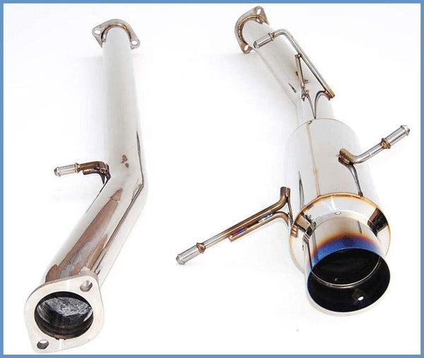 N1 Cat Back Exhaust Resonated w/Ti Tip - Subaru WRX/STI GD 02-07