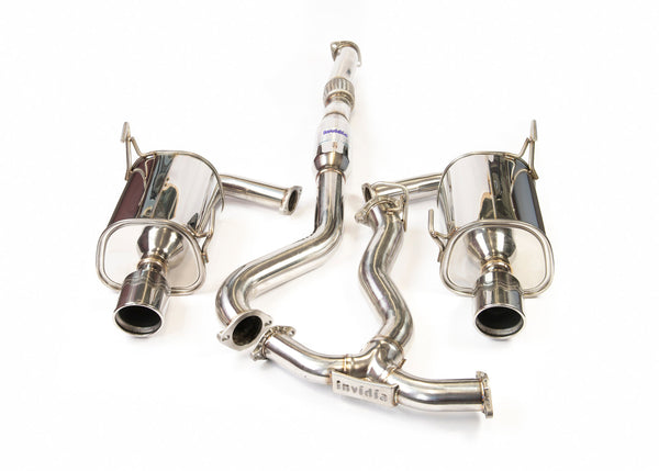 Q300 Cat Back Exhaust w/SS Tips - Subaru 08-10 WRX Sedan/Forester XT SH 08-13