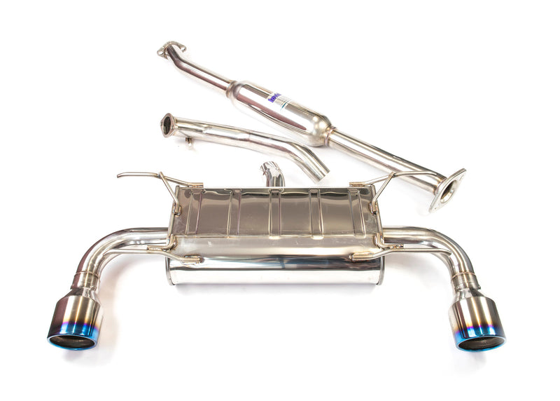 Q300 70mm Cat back Exhaust with Titanium Tip for Toyota 86(ZN6)/GR86(ZN8) & Subaru BRZ (ZC6)(ZD8) 12+