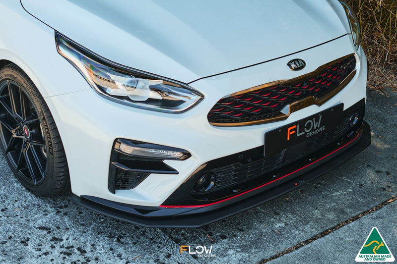 KIA Cerato GT Pre-Facelift Front Lip Splitter & Reinforcement Brackets