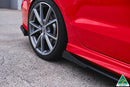 Audi S3 8V Sedan Pre-Facelift Side Skirt Splitters V3 (Pair)