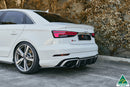 Audi RS3 8V Sedan Facelift Flow-Lock Rear Diffuser