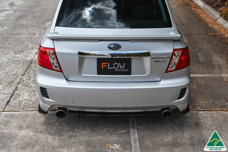 Subaru Impreza WRX/RS G3 Sedan Pre-Facelift Flow-Lock Rear Diffuser