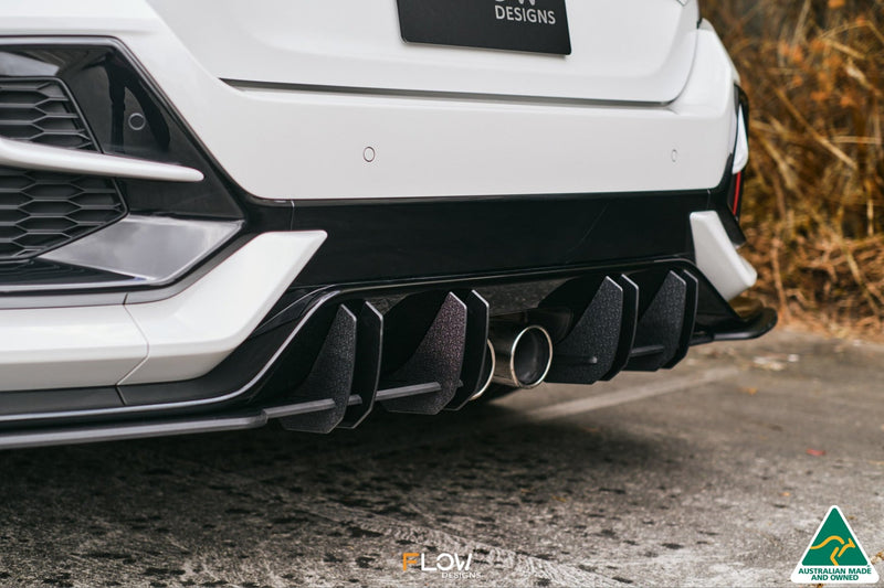 Honda Civic RS Hatch FK4/FK7 Facelift Flow-Lock Rear Diffuser