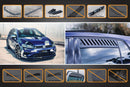 Volkswagen Golf MK7.5 R Full Lip Splitter Set with Flow-Lock Rear Diffuser