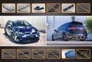 Volkswagen Golf MK7.5 R Full Lip Splitter Set with Flow-Lock Rear Diffuser