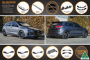 Hyundai i30 Hatch PD1, PD2 2018-2020 Full Lip Splitter Set w/ Flow-Lock Rear Diffuser