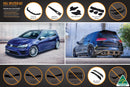 Volkswagen Golf MK7 R Full Lip Splitter Set with Flow-Lock Rear Diffuser