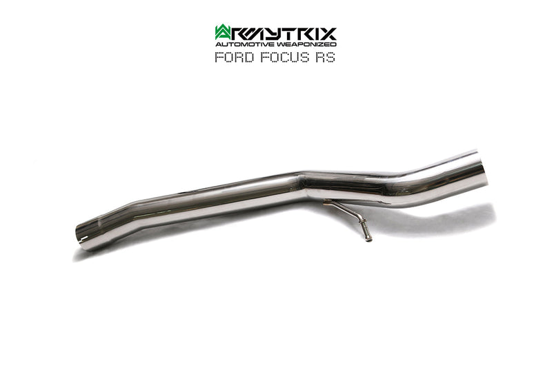 ARMYTRIX Stainless Steel Exhaust System Dual Titanium Tips Ford Focus RS MKII 16-19