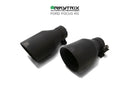 ARMYTRIX Stainless Steel Exhaust System Dual Matte Black Ford Focus RS MKII 16-19