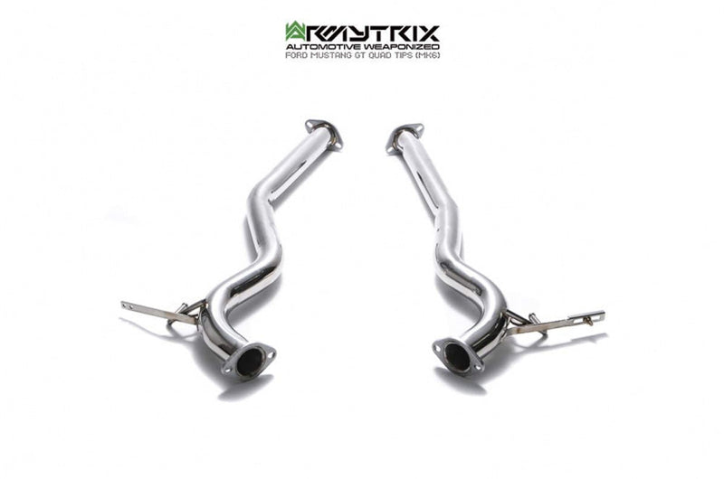 ARMYTRIX Stainless Steel Valvetronic Catback Exhaust System Quad Blue Coated Tips Ford Mustang GT Coyote 5.0L V8 18-20