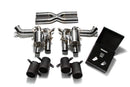 ARMYTRIX Stainless Steel Valvetronic Exhaust System Quad Matte Black Tips Ferrari F12 Berlinetta 13-17