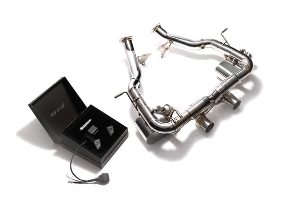 ARMYTRIX Stainless Steel Valvetronic Exhaust System Ferrari 458 Italia | Spider 10-15