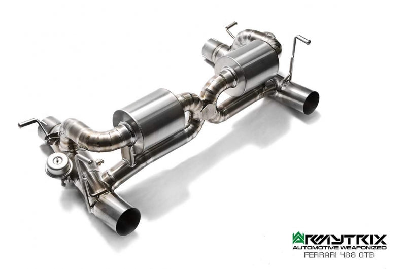 ARMYTRIX Stainless Steel Valvetronic Exhaust System Ferrari 488 15-18