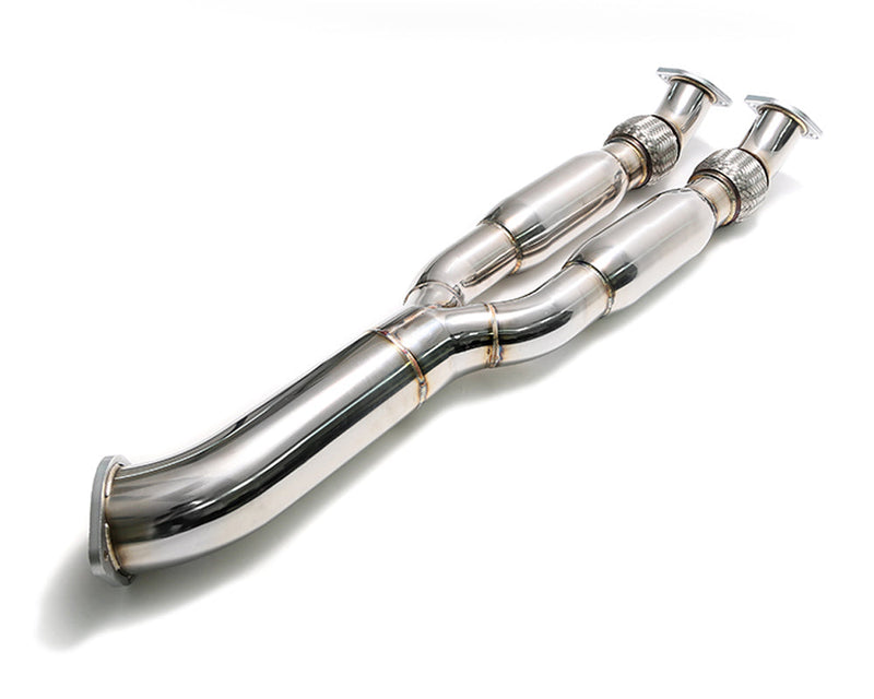 ARMYTRIX Stainless Steel Valvetronic Catback Exhaust 102mm System Quad Gold Tips Nissan GT-R R35 09-20