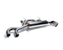 ARMYTRIX Stainless Steel Valvetronic Catback Exhaust 90mm System Quad Matte Black Tips Nissan GT-R R35 09-20