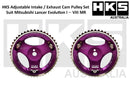 HKS Adjustable Intake / Exhaust Cam Pulley Suit Mitsubishi Lancer Evolution I～VIII MR