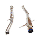 Invidia N1 Cat Back Exhaust Resonated w/Ti Tip - Subaru WRX/STI GD 02-07