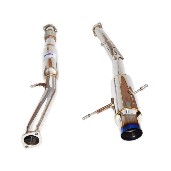 Invidia N1 Cat Back Exhaust Resonated w/Ti Tip - Subaru WRX/STI GD 02-07