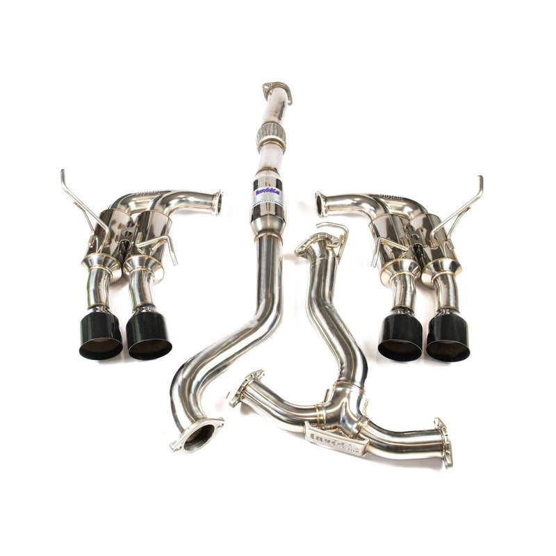 Invidia R400 "Signature Edition" Cat Back Exhaust w/Black Tips - Subaru WRX/STI 11-21