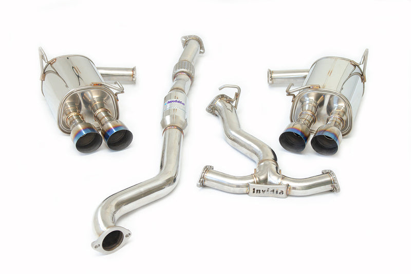 Q300 Cat Back Exhaust w/Ti Rolled Tips - Subaru WRX/STI 11-20