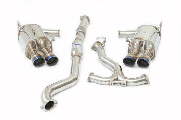 Q300 Cat back Exhaust Straight Cut Titanium Tip - Subaru WRX/STI 11-21