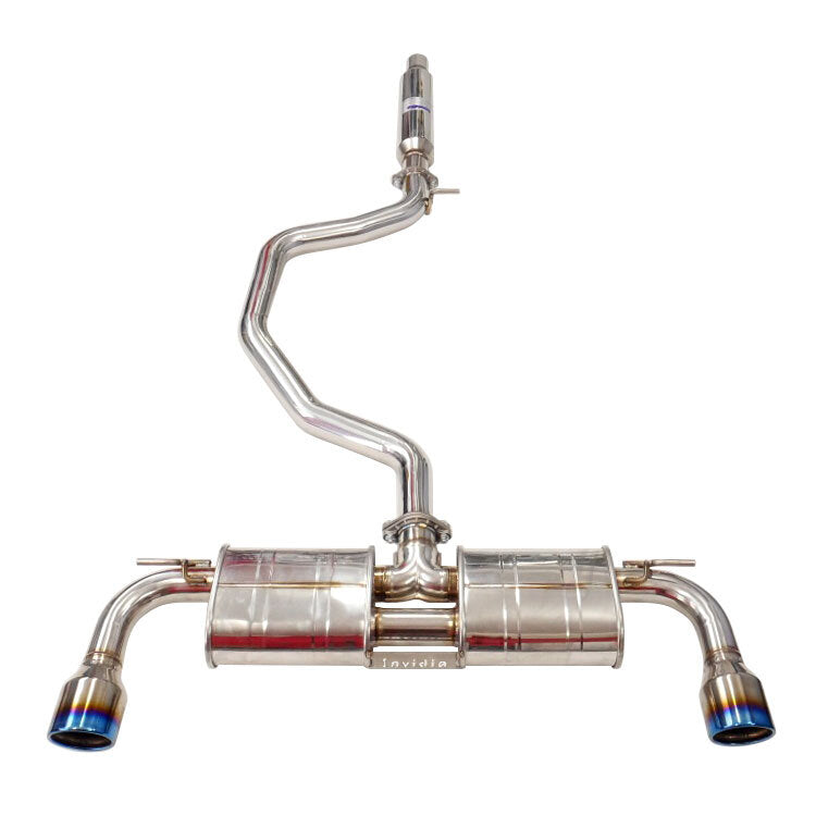 R400 Cat Back Exhaust w/Round Ti Tips - Volkswagen Golf GTI MK7.5 18-21