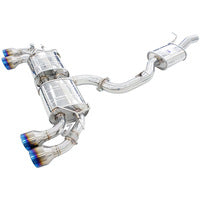 R400 Valved Cat Back Exhaust w/Round Ti Tips - VW Golf R Mk7.5 18-21