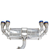 R400 Valved Cat Back Exhaust w/Round Ti Tips - VW Golf R Mk7.5 18-21