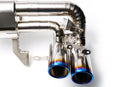 ARMYTRIX Titanium Valvetronic Exhaust System Titanium Blue Tips Lamborghini Gallardo 08-13