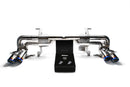 ARMYTRIX Titanium Valvetronic Exhaust System Titanium Blue Tips Lamborghini Gallardo 08-13