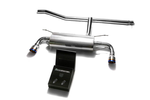 ARMYTRIX Stainless Steel Valvetronic Catback Exhaust System Dual Blue Coated Tips Range Rover Evoque Pure | SE 12-19