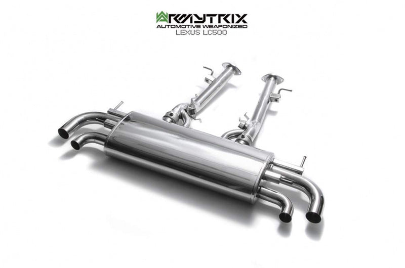 ARMYTRIX Stainless Steel Valvetronic Catback Exhaust System Lexus LC500 5.0L V8 17-20