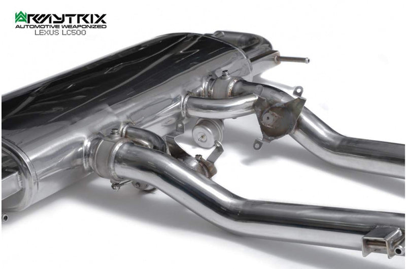 ARMYTRIX Stainless Steel Valvetronic Catback Exhaust System Lexus LC500 5.0L V8 17-20