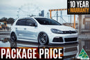 Volkswagen Golf MK6 R Full Lip Splitter Set WITH Accessories